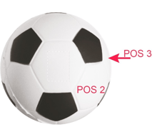 Bola anti-stress futebol GOAL